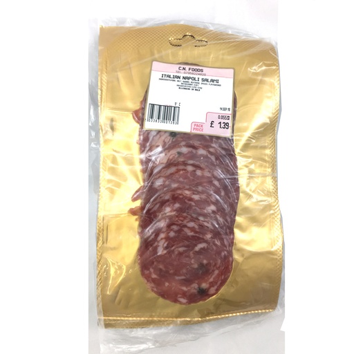 [3278] Fulwell Sliced Meats - Salami Italian Napoli £2.29 X 6 X 70g