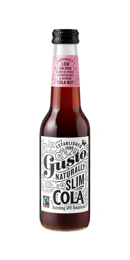 [13684] [15% OFF] Gusto Organic Drink - Naturally Slim Cola X 12 X 275ml