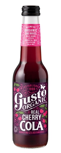 [13685] [15% OFF] Gusto Organic Drink - Real Cherry Cola X 12 X 275ml