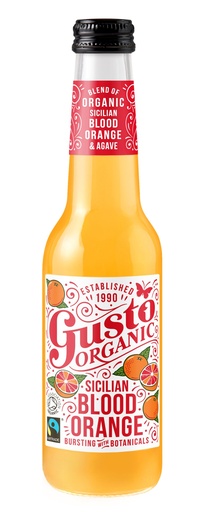 [13687] [15% OFF] Gusto Organic Drink - Sicilian Blood Orange X 12 X 275ml