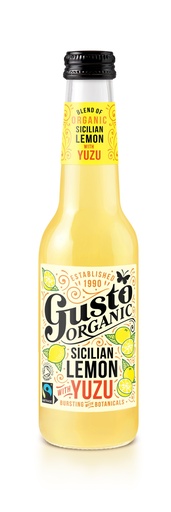 [13688] [15% OFF] Gusto Organic Drink - Sicilian Lemon X 12 X 275ml