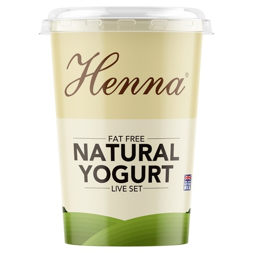 [13716] Henna Natural Yoghurt - SMALL Fat Free Live Set 400g