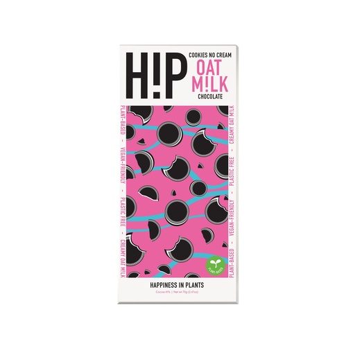 [9477] HiP Oat Milk Chocolate - Cookies No Cream X 12 X 70g