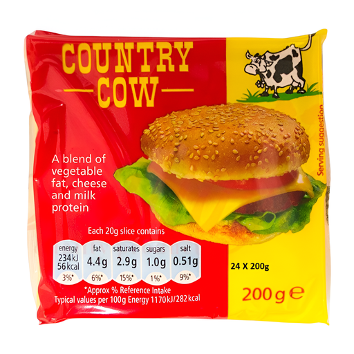 [1133] Hochland Cheddar Slices - Country Cow 200g