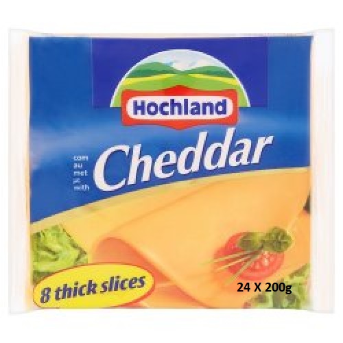 [1337] Hochland Cheddar Slices - Original 200g