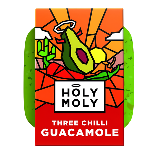 [13743] Holy Moly Dips - Three Chilli Guacamole 150g
