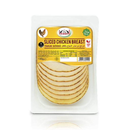 [11118] Istanbul Halal Sliced Meat - Chicken Breast 130g