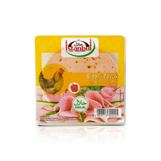 [10226] Istanbul Sliced Halal Salami - Chicken w/ Pepper 200g
