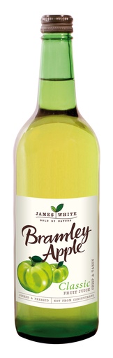 [14044] James White Classic Fruit Juice - BOTTLE Bramley Apple X 6 X 75cl