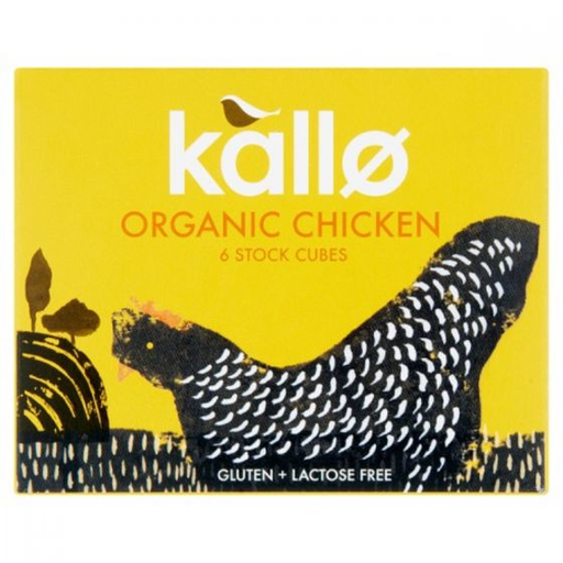 [9142] Kallo Organic Stock Cubes - Chicken X 15 X 66g