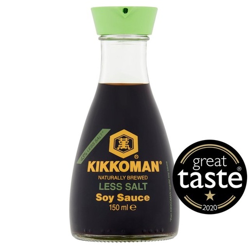 [11064] Kikkoman Japanese Sauces - Less Salt Soy Sauce X 6 X 150ml