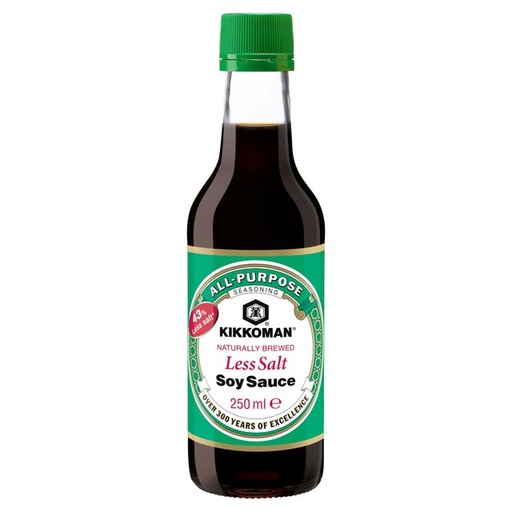 [11065] Kikkoman Japanese Sauces - Less Salt Soy Sauce X 6 X 250ml
