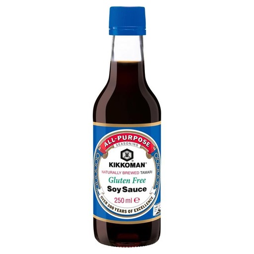 [11067] Kikkoman Japanese Sauces - Tamari Gluten Free Soy Sauce X 6 X 250ml