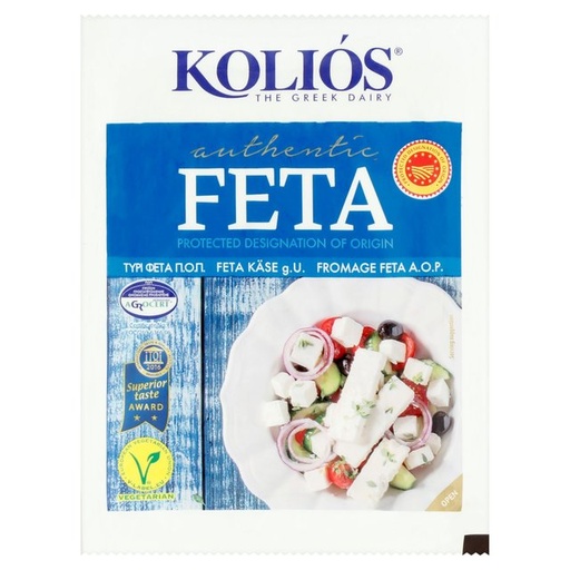 [5023] [SUPPLIER ISSUE] Kolios Greek Cheese - Authentic Feta 150g