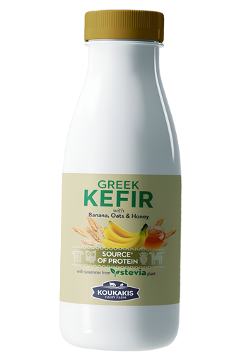 [13479] Koukakis Kefir Drinks - Banana Oat 330g