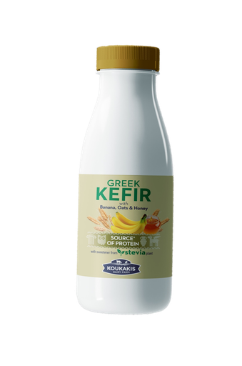 [13479] Koukakis Kefir Drinks - Banana Oat 330g