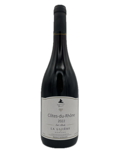 [14020] La Ligiere Organic Red Wine - Cotes du Rhone Sud Absolu 2022 13.5% ABV X 6 X 750ml
