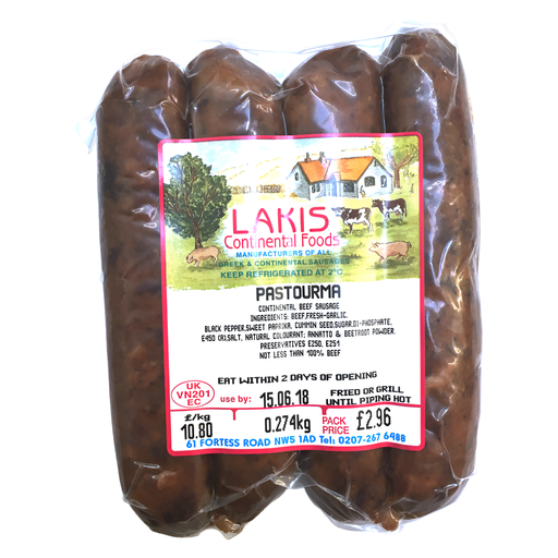 [3147] Lakis Continental Meats £/KG - Pastourma