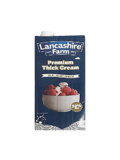 [13736] [PRE-ORDER]Lancashire Farm Cream - SMALL Thick UHT Single X 12 X 500ml