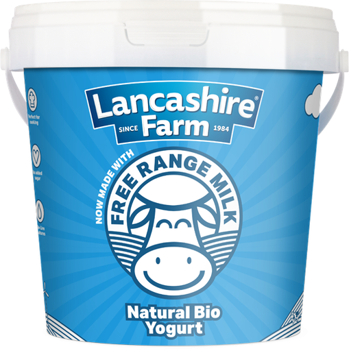 [13703] Lancashire Farm Natural Yoghurt - LARGE Bio Stirred 1kg
