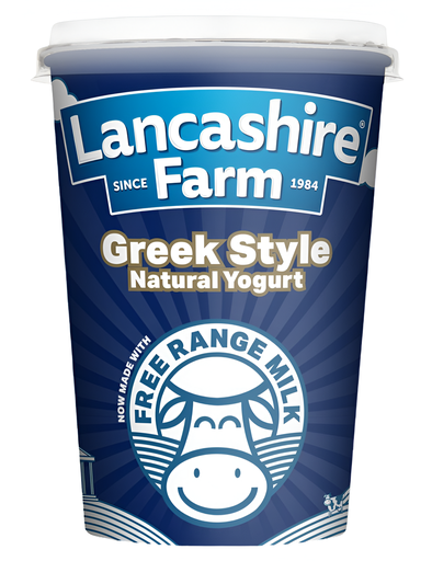 [13706] Lancashire Farm Natural Yoghurt - SMALL Greek Style 10% Fat 450g