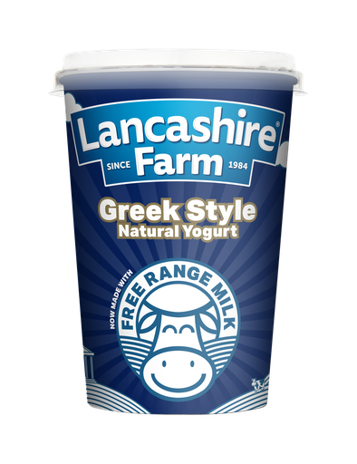 [13706] Lancashire Farm Natural Yoghurt - SMALL Greek Style 10% Fat 450g