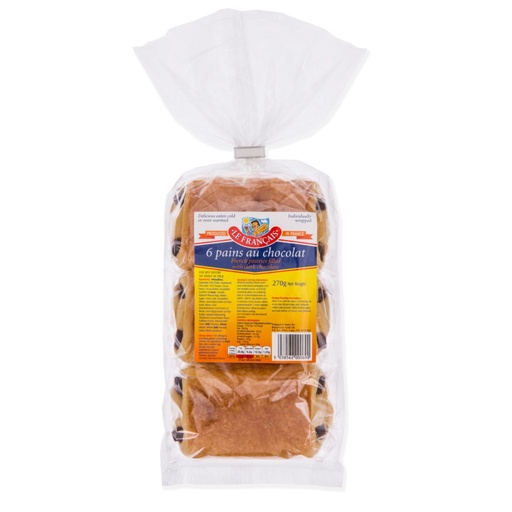[9324] Le Francais Croissants - Pain au Chocolate 6psc