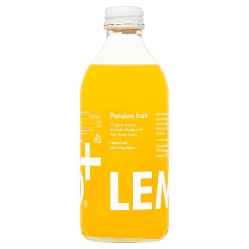 [10625] Lemonaid Organic Sparkling Soft Drink - Passion Fruit X 24 X 330ml