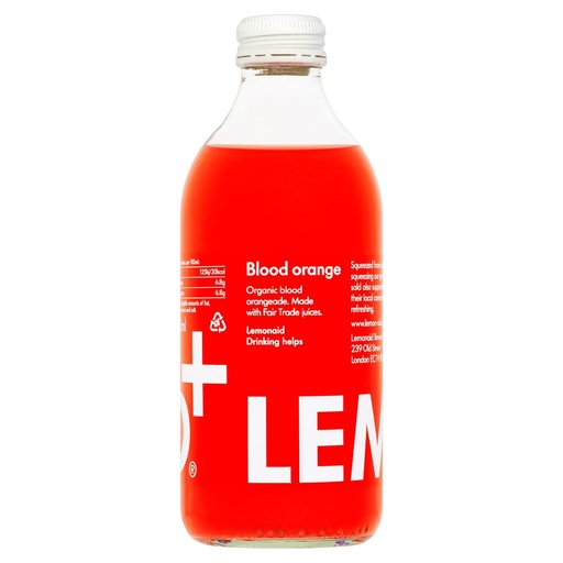 [10626] Lemonaid Organic Sparkling Soft Drink - Blood Orange X 24 X 330ml