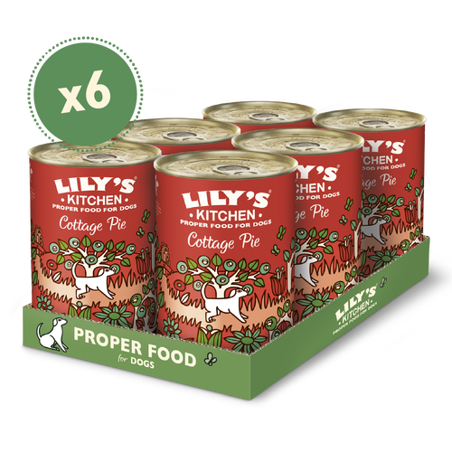 [11002] Lilys Kitchen Pet Food - DOG Cottage Pie Tin DBD3 X 6 X 400g