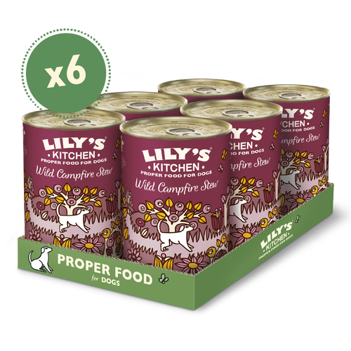 [11008] Lilys Kitchen Pet Food - DOG Wild Campfire Stew Tin DWC5 X 6 X 400g
