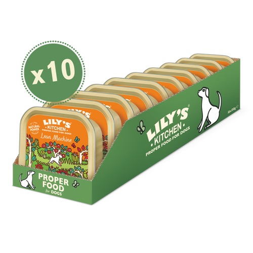 [11010] [30% OFF] Lilys Kitchen Pet Food - DOG Lean Machine Tray DLMT15 X 10 X 150g