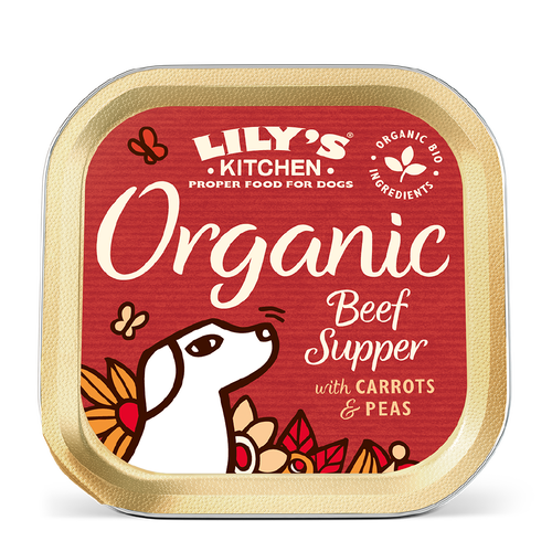[11011] [25% OFF] Lilys Kitchen Pet Food - DOG Organic Beef Supper DBS6 X 11 X 150g