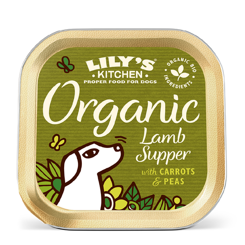 [11013] [25% OFF] Lilys Kitchen Pet Food - DOG Organic Lamb Supper DLS4 X 11 X 150g