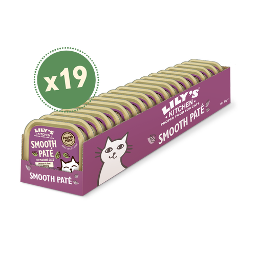 [11101] [25% OFF] Lilys Kitchen Pet Food - MATURE CAT Cod & Chicken Pate CMCC85 X 19 X 85g