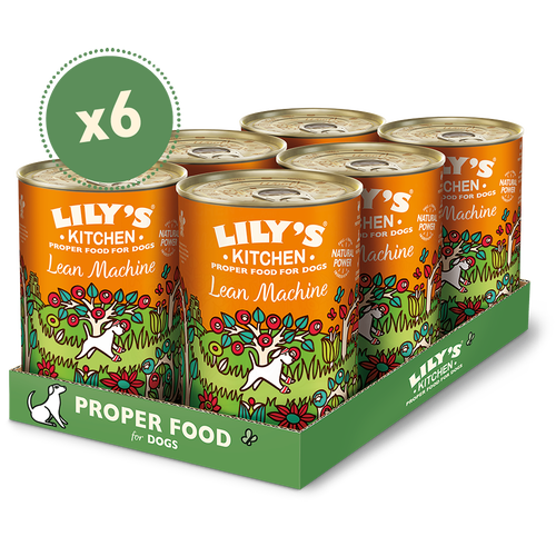 [11114] [25% OFF] Lilys Kitchen Pet Food - DOG Lean Machine Tin DLM4 X 6 X 400g