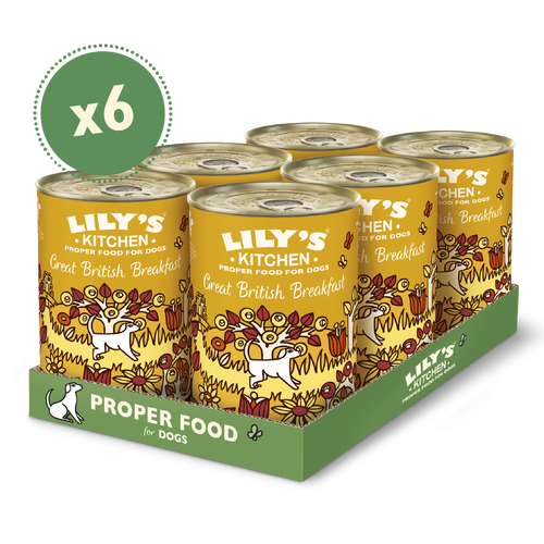 [11252] [25% OFF] Lilys Kitchen Pet Food - DOG Great British Breakfast DGBB18 X 6 X 400g