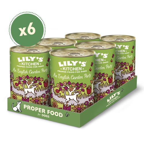 [11253] [25% OFF] Lilys Kitchen Pet Food - DOG English Garden Party Tin DGP6 X 6 X 400g