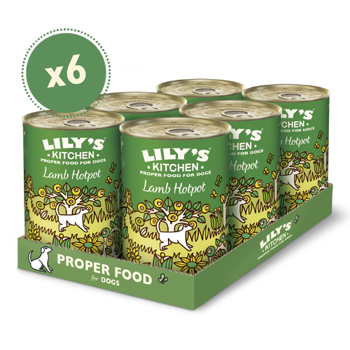[11254] [25% OFF] Lilys Kitchen Pet Food - DOG Lamb Hotpot Tin DLH1 X 6 X 400g