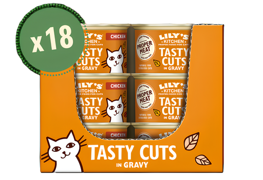 [12286] [25% OFF] Lilys Kitchen Pet Food - CAT Cut Chicken CATCC85-UK01A X 18 X 85g