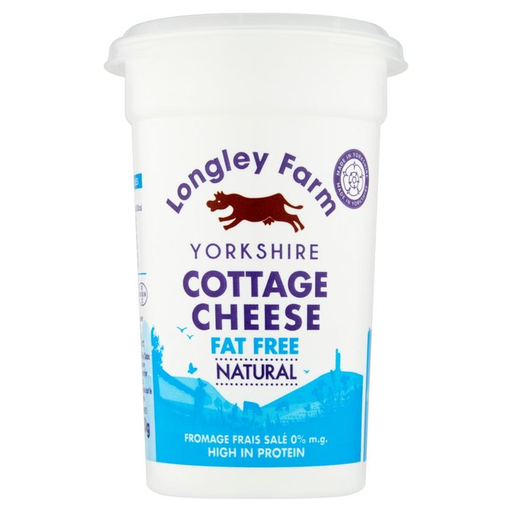 [7274] Longley Farm Creams - Fat Free Cottage Cheese 250g