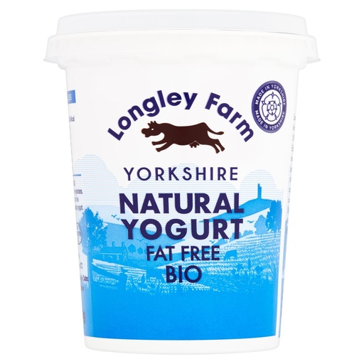 [13174] Longley Farm Yoghurt - Natural Fat Free 450g