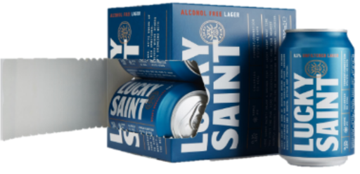 [10869] [20% OFF] Lucky Saint Alcohol Free Lager - Multi Unfitered 0.5%ABV Cans X 6 X (4x330ml)