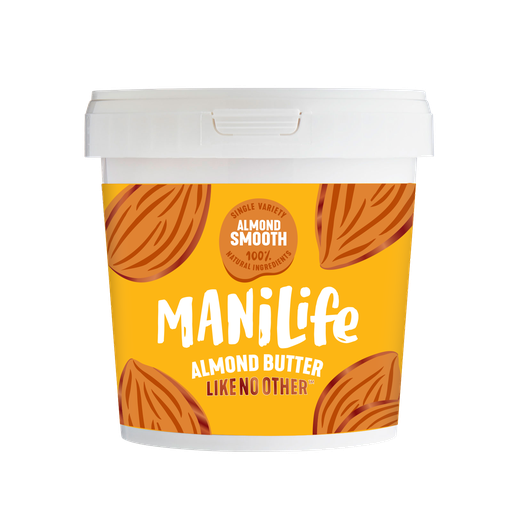[13836] [15% OFF] Manilife Almond Butter - LARGE Smooth X 6 X 1kg