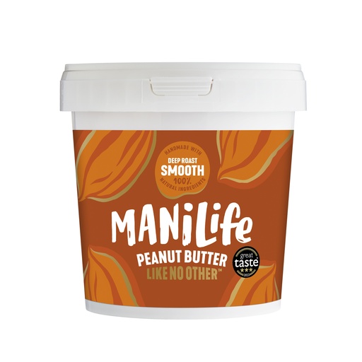 [10065] [15% OFF] Manilife Peanut Butter - LARGE Deep Roast Smooth X 6 X 900g