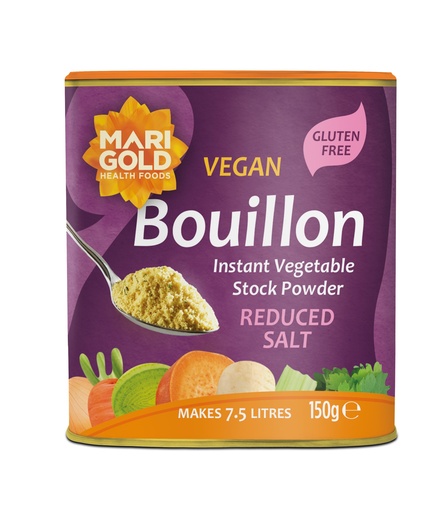 [13125] Marigold Bouillon Powder - SMALL Purple Less Salt X 6 X 150g