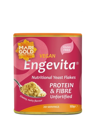 [13120] Marigold Engevita Yeast Flakes - SMALL Pink Protein and Fiber X 6 X 100g