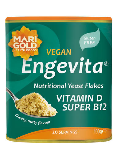 [13121] Marigold Engevita Yeast Flakes - SMALL Green Super X 6 X 100g