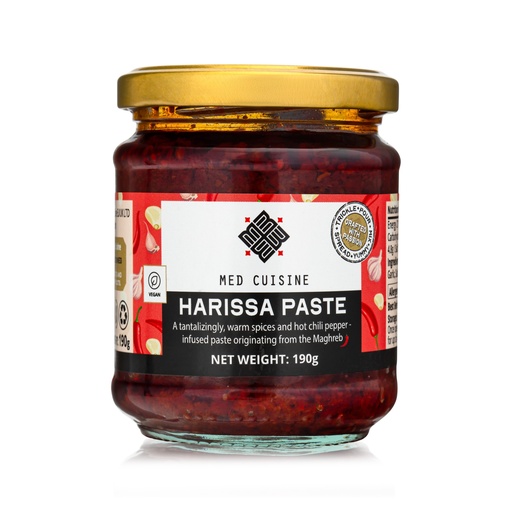 [13962] Med Cuisine Vegan Sauces and Pastes - Harissa X 12 X 190g