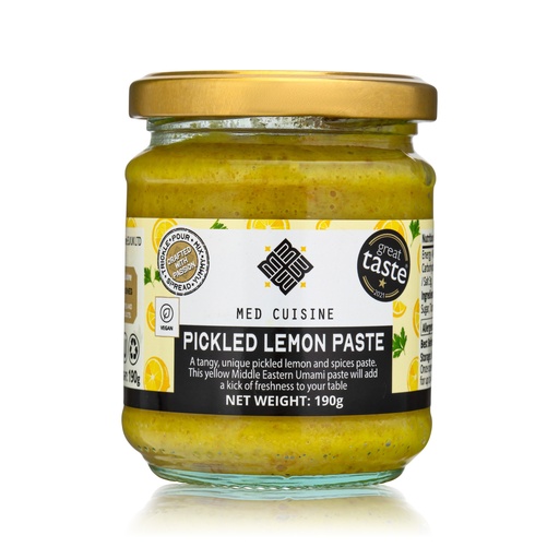 [13963] Med Cuisine Vegan Sauces and Pastes - Pickled Lemon X 12 X 190g